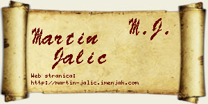 Martin Jalić vizit kartica